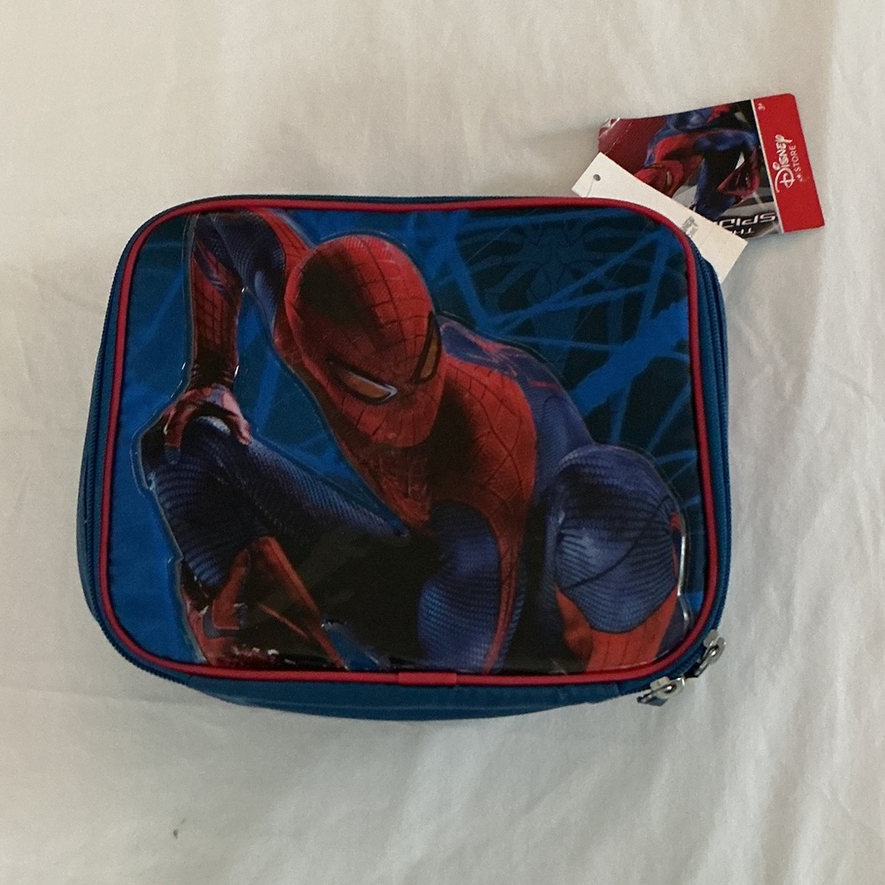 Disney Spider-Man Blue and Red Lunch Bag